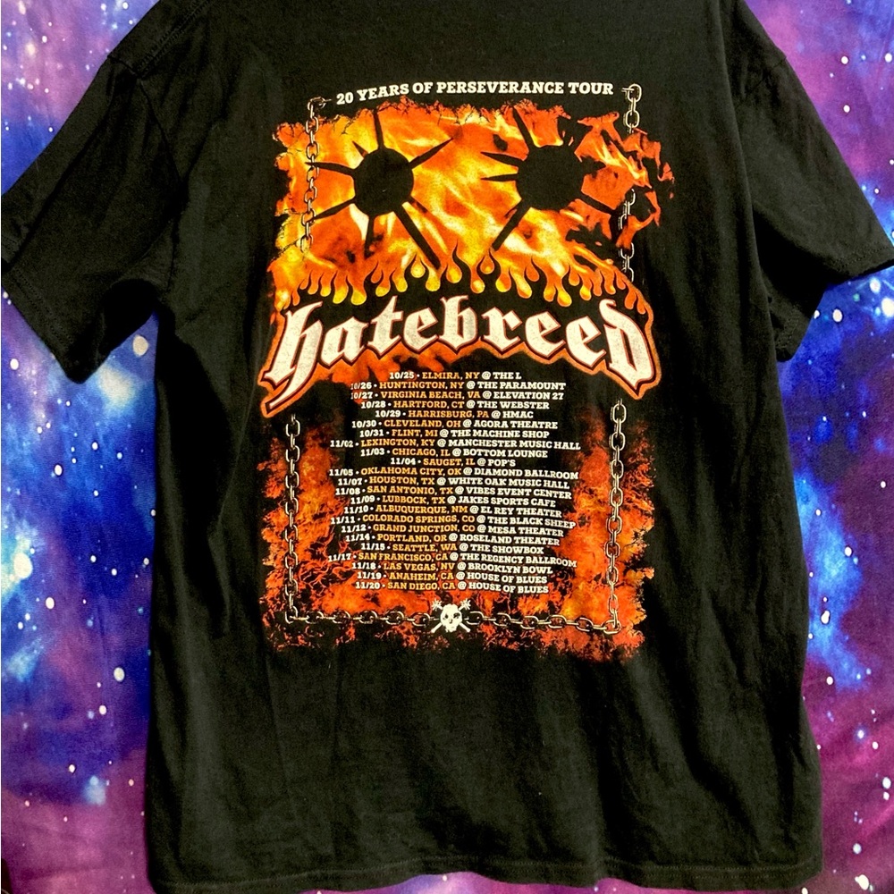 HATEBREED 20 YEARS OF PERSEVERANCE T-shirt Crushing All Limitations Since 1994